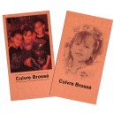 plaque alu teinté cuivre brossé