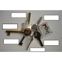 cles maison, voiture, meubles, porte garage ...