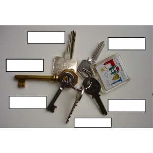 cles maison, voiture, meubles, porte garage ...