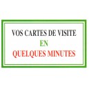 Cartes de visite pour particulier